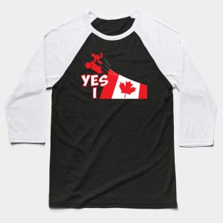 Yes I Canada Baseball T-Shirt